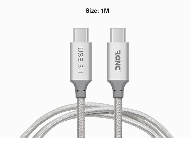 OEM Nylon Braid Type-C 3.1 Charging USB C Cable for Huawei Letv 2.0