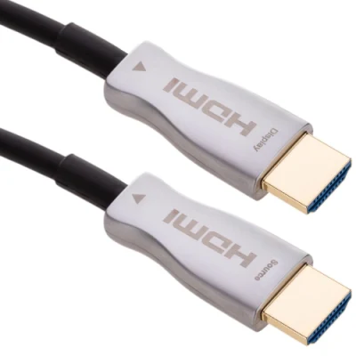 アクティブ光ケーブル HDMI - HDMI 2.0 オス - オス 4K ファイバー AOC ケーブル内蔵